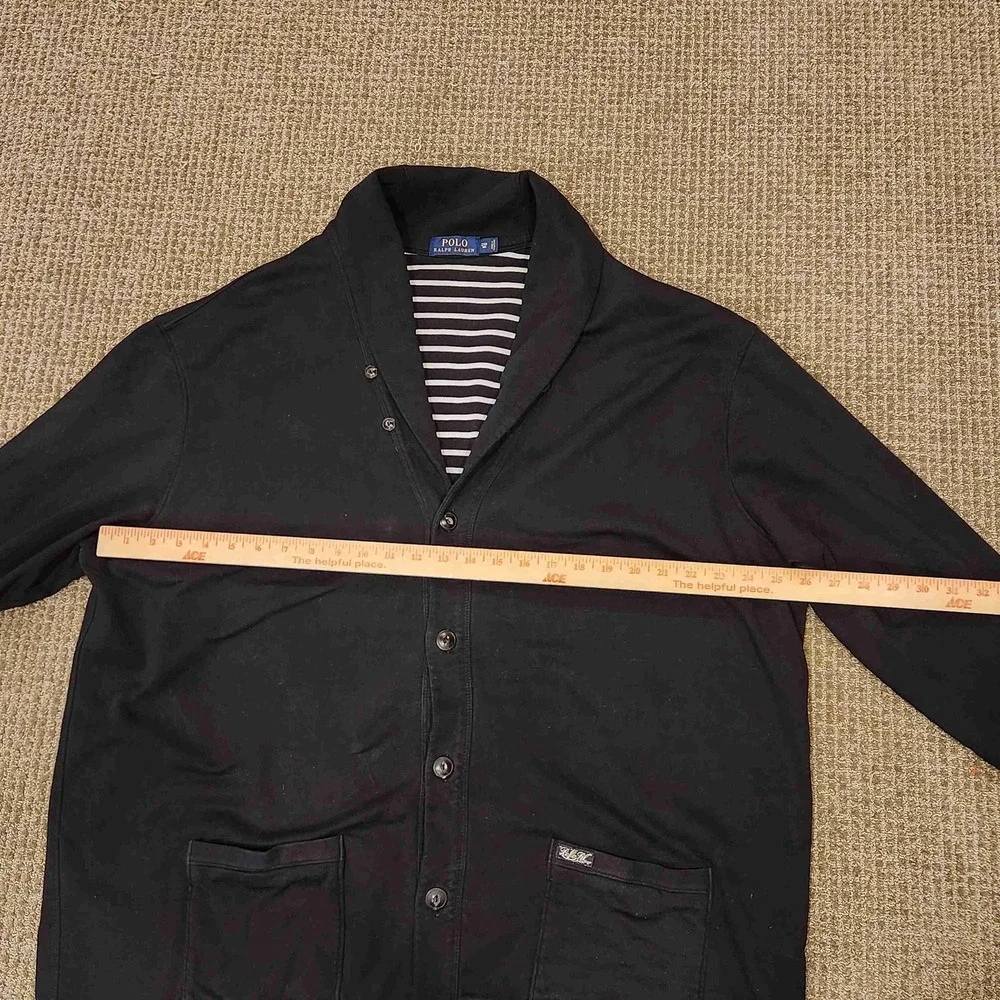 Polo Ralph Lauren Blazer Mens Shawl‎ Collar Cotton Button Up Size 2XB